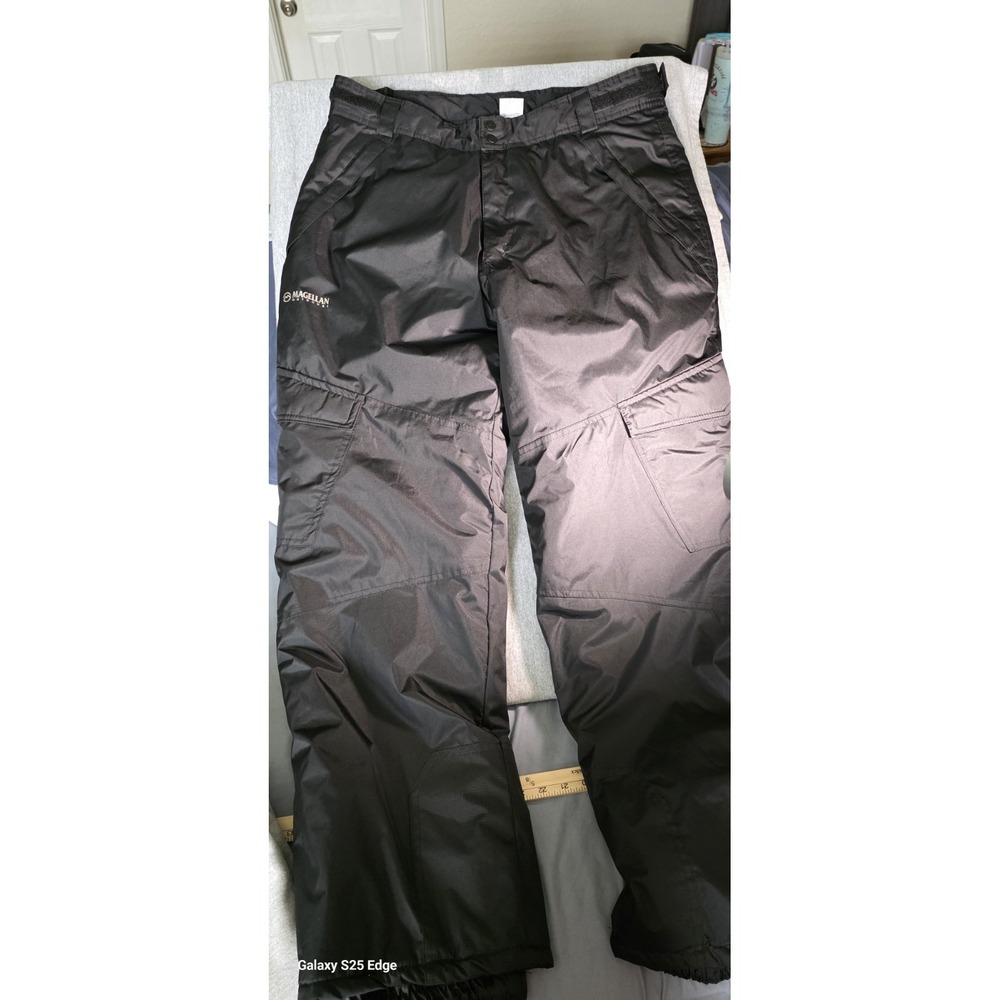 Magellan Men's Black Waterproof Insulated Snowpants Sz L NWOT